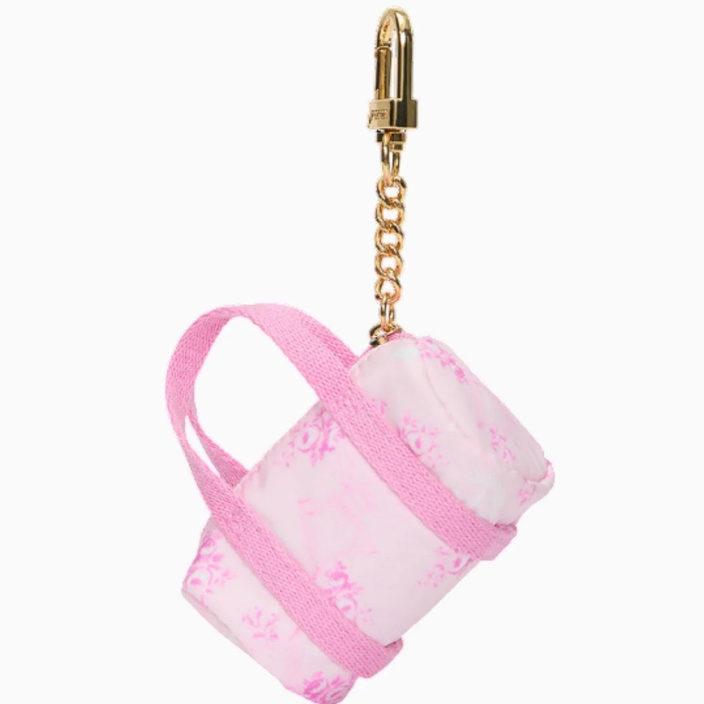 Pink x LoveShackFancy Keychain Holder - Beaux Icons